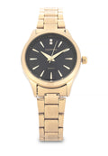 Valentino Stainless Steel Strap Analog Watch for Women 20122489-GOLD-BLACK DIAL-Watch Portal Philippines