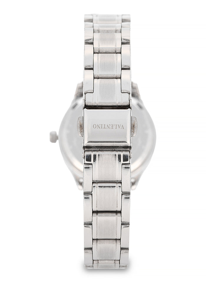 Valentino Stainless Steel Strap Analog Watch for Women 20122491-SILVER INDEX-Watch Portal Philippines