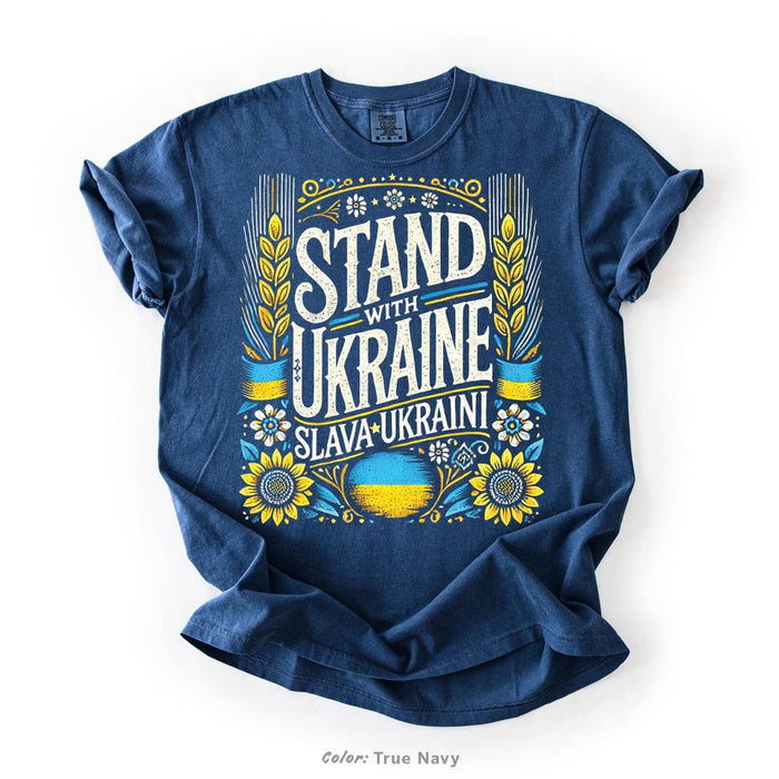 Stand with Ukraine T-Shirt "SUNFLOWER"