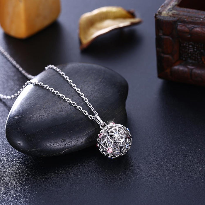 Sterling Silver Necklace with  Crystals - foxberryparkproducts