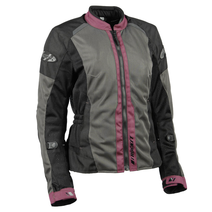 Joe Rocket Canada Stratos womens mesh motorcycle jacket merlot