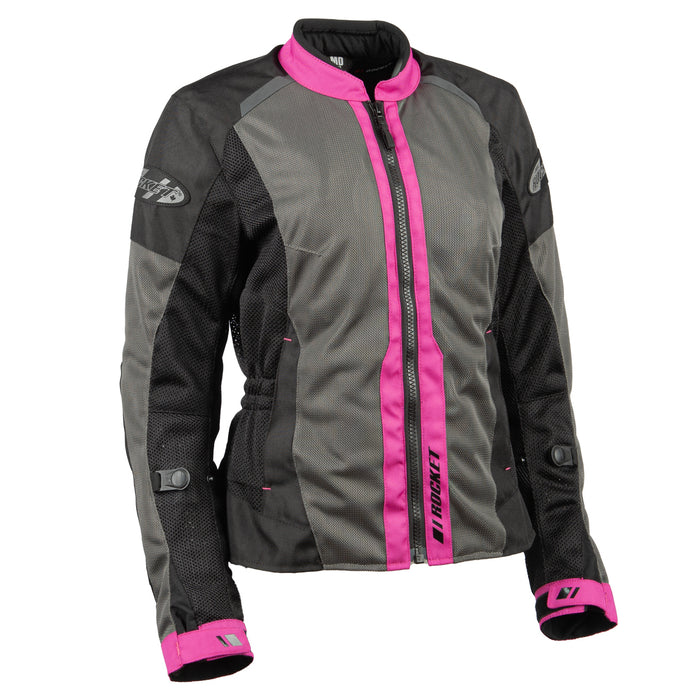 Joe Rocket Canada Stratos womens mesh motorcycle jacket pink