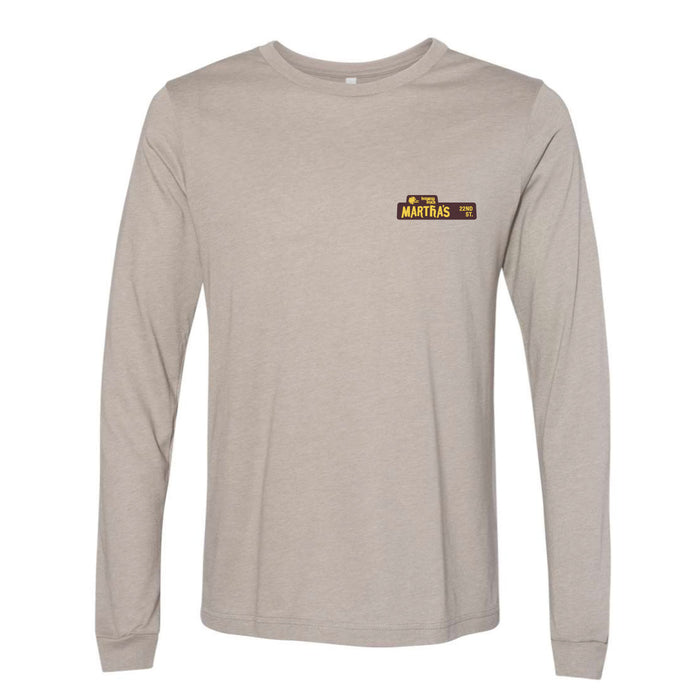Street Sign LS Tee -Stone