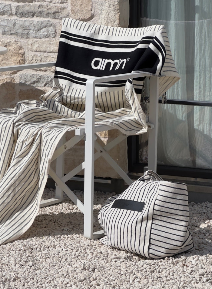Café Au Lait Striped Hamam Towel
