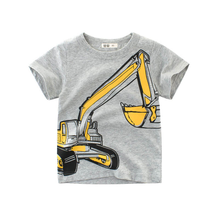 Summer Boys Cotton Short Sleeve T-Shirt | Korean Style Kids T-Shirt