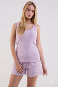 Sunset Sweat Shorts - Lilac
