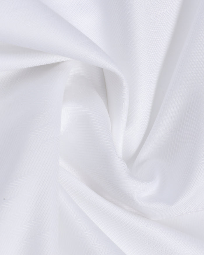 White Super White Jacquard Shirt - Albion