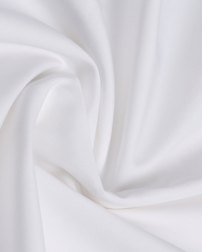 White Super White Solid Shirt - Dallas