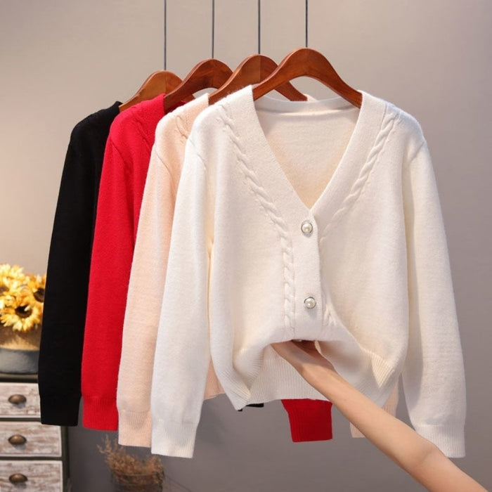 Sweater Cardigan Women Autumn Winter - foxberryparkproducts