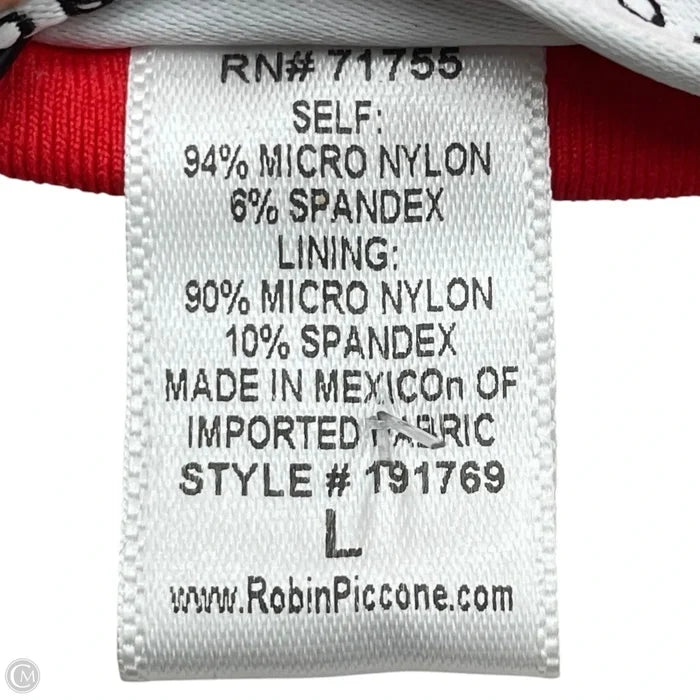 Swimsuit Bottom By Robin Piccone In Red, Size: L