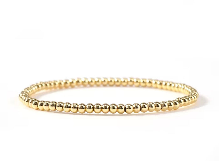 Tarnish Free Beaded Stretch Bracelet