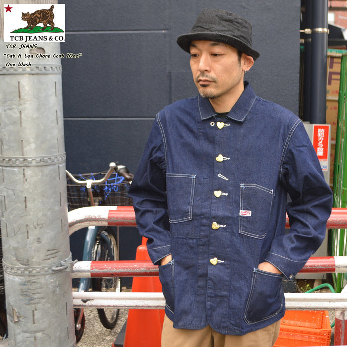 TCB jeans "Cat A Log Chore Coat 10oz"