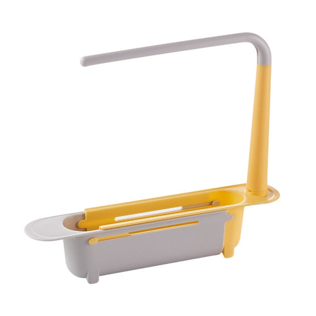 Telescopic Sink Shelf Kitchen Sinks Organizer Soap Sponge Holder - foxberryparkproducts