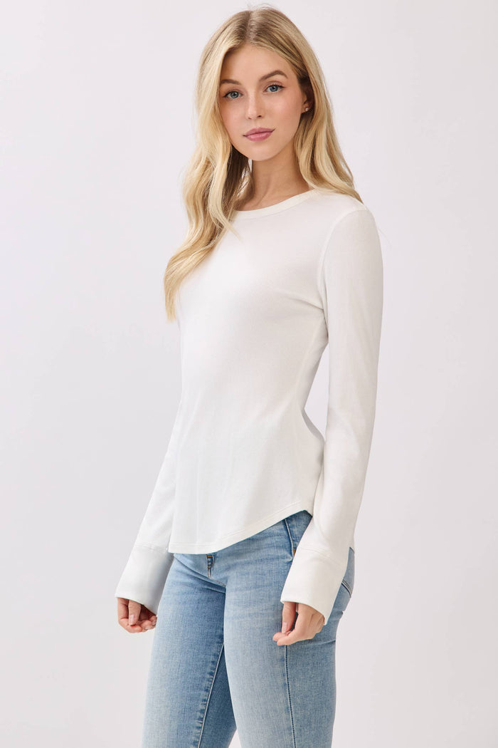 The Essential Ribbed Long Sleeve - Adored A Lovely Boutique