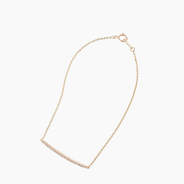 Packshot image of the Thread Bracelet in Yellow Gold | Exclude