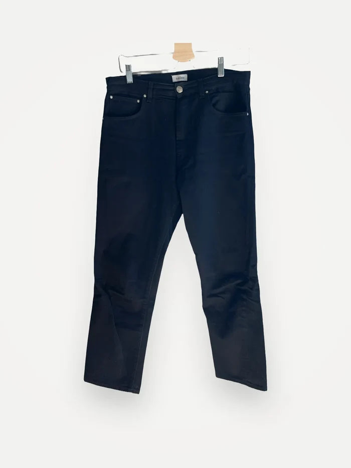 Toteme Twisted Seam Black-jeans