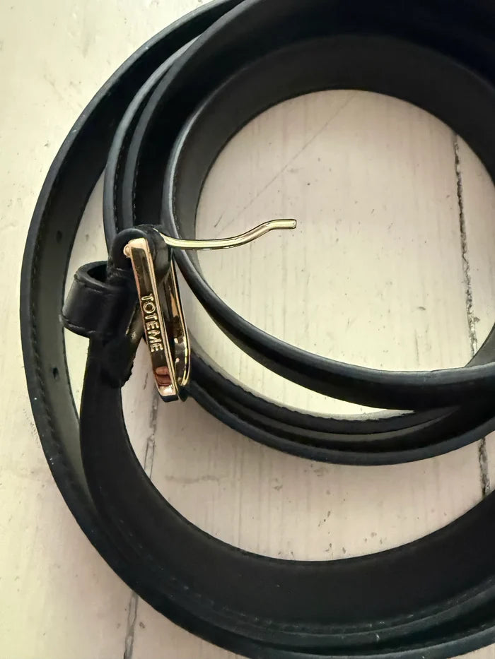 Toteme Wrap Leather Belt-skinnbälte NWOT