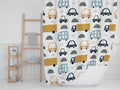 Boys Shower Curtain Transport, Boys Bathroom Decor, Boys Decor | Pippa + June