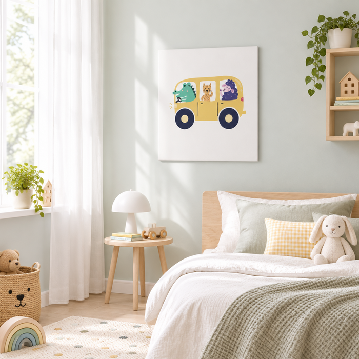 Kids Wall Art Animals Transport, Nursery Wall Art, Kids Room Wall Decor, Nursery Modern Wall Art, Nursery Wall Art, Kids Room Wall Decor, Nursery Modern Wall Art