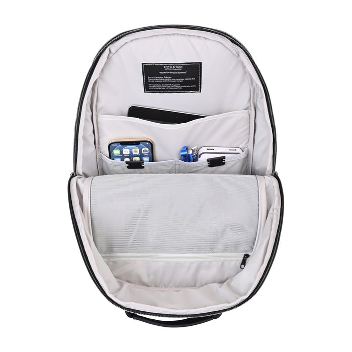 Travis & Wells® Lennox Recycled Nylon Laptop Backpack