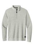 TravisMathew Men's Waffle 1/4-Zip - Light Grey Heather