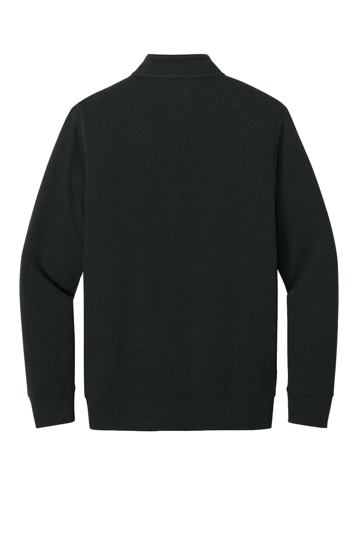TravisMathew Men's Waffle 1/4-Zip - Black