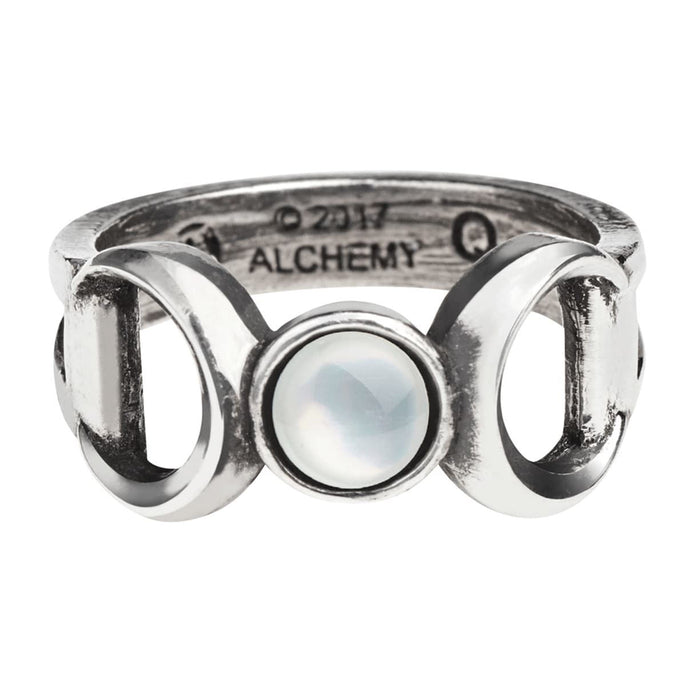 Triple Goddess Pewter Ring
