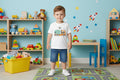 Boys Short Sleeve Cotton Tee Construction Trucks, Boys Tops, Boys T-shirts, Boys Clothing, Boys Toddler Clothing, Made in the USA | Pippa + June