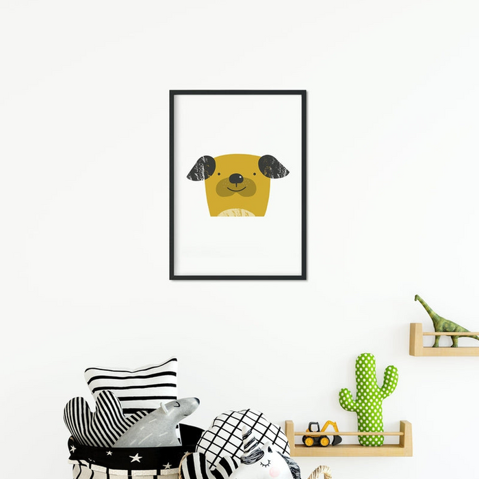 Kids Wall Art Gender Neutral Puppy Dog, Kids Wall Prints, Kids Wall Decor, Boys Art, Nursery Wall Art, Nursery Decor, Kids Wall Decor, Kids Bedroom Wall Decor, Made in the USA | Pippa + June