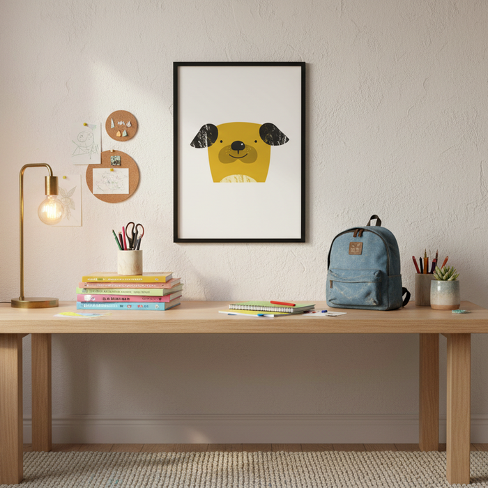 Kids Wall Art Gender Neutral Puppy Dog, Kids Wall Prints, Kids Wall Decor, Boys Art, Nursery Wall Art, Nursery Decor, Kids Wall Decor, Kids Bedroom Wall Decor, Made in the USA | Pippa + June