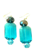Style the Turquoise Rectangle Short Earring exclusively at Born To Glam