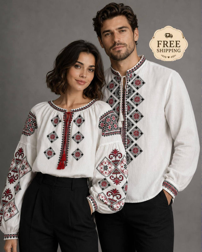 TOGETHER Vyshyvanka Matching Set