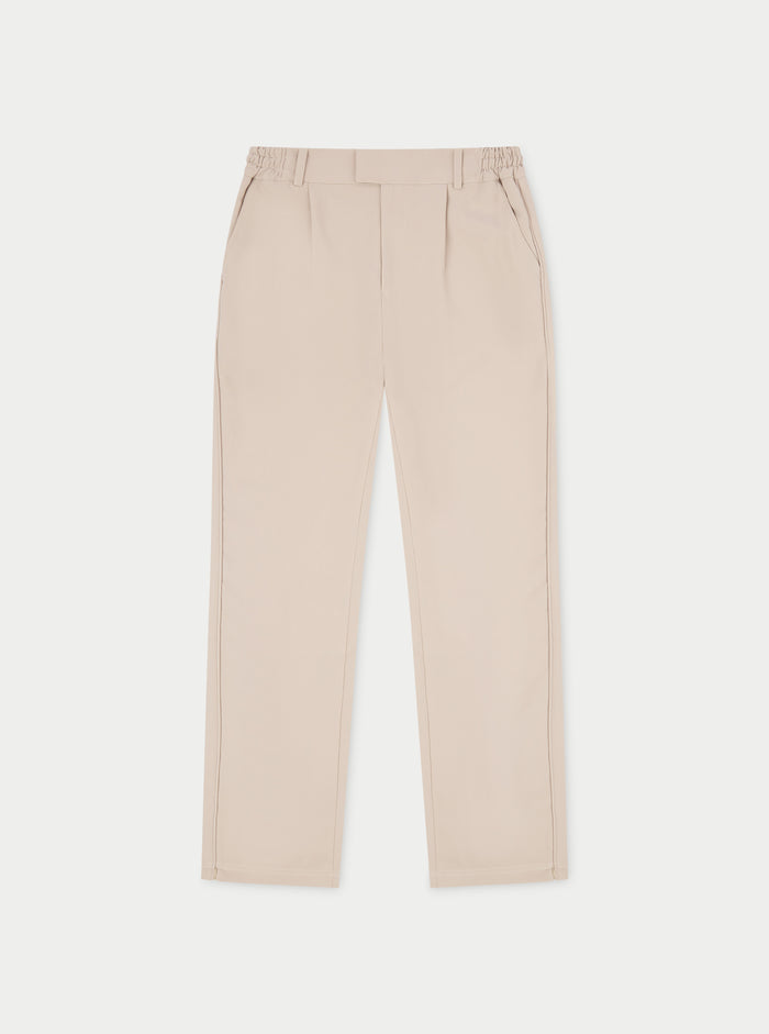 ULTIMATE SPLIT HEM SMART PANT - BEIGE