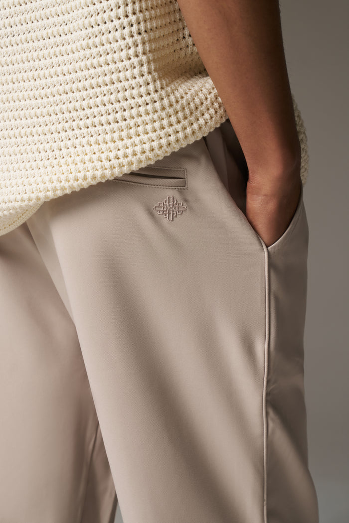 ULTIMATE SPLIT HEM SMART PANT - BEIGE