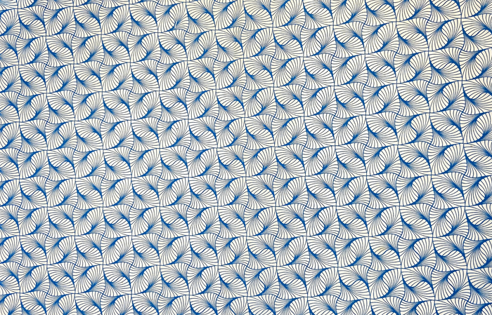 UNDERGLAZE DECAL TRANSFER  - WAVE PATTERN