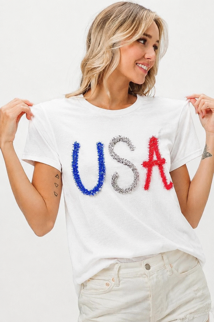USA Tinsel Tshirt