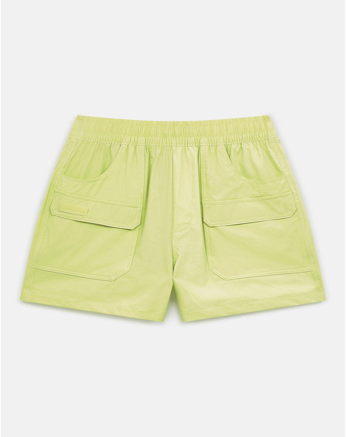 Utility Short in Lime Sorbet