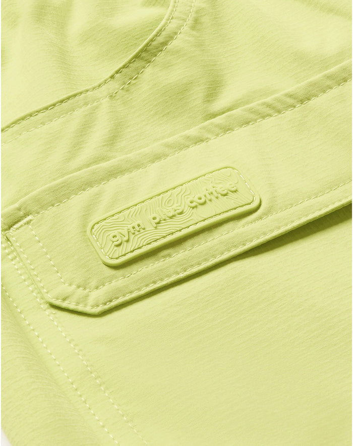 Utility Short in Lime Sorbet