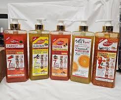Veet Gold Papya Shower Gel Super Whitening Shower Cream 1000 ML 7 Days