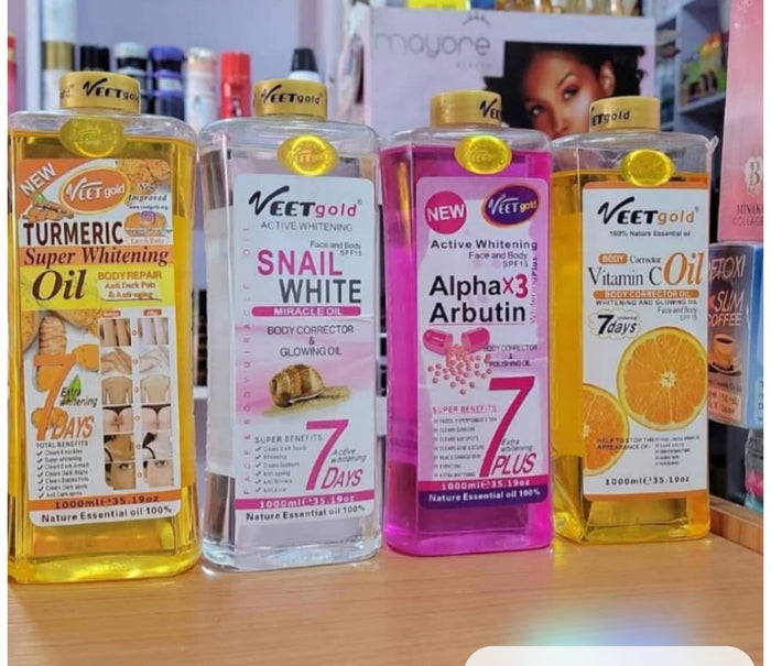 Veetgold Tumeric Glowing oil 1000ml