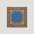 Versace Silk Kerchief Blue Gold and Red