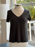 Vicky top in charcoal