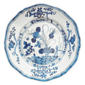 VIDA Faenza 11" Dinner Plate Set of 4 (White and Blue)