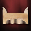 Viking Stallion Bone Beard Comb