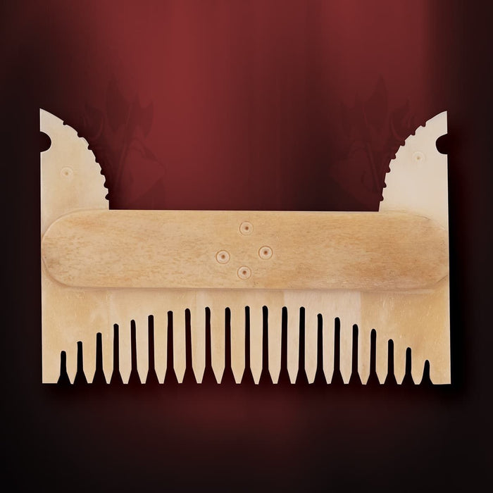 Viking Stallion Bone Beard Comb