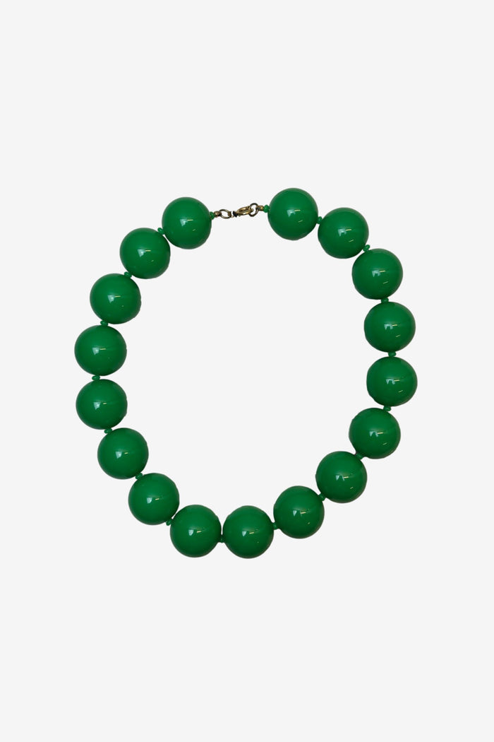 Vintage Green Beaded Choker image 0
