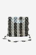 Vintage Metal Black & White Bag image 0