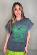 Style the Vintage Star Graphic Tee exclusively at Born To Glam
