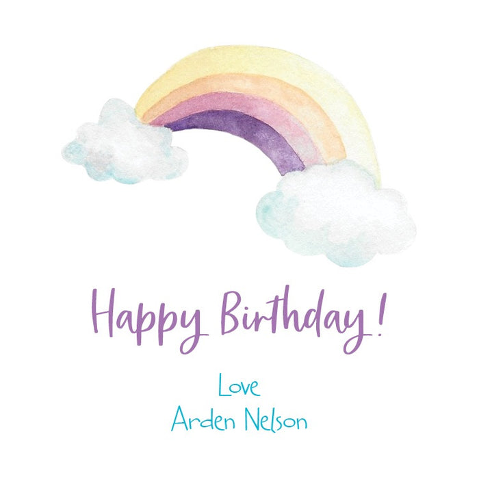Watercolor Rainbow