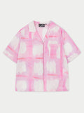 WATERCOLOUR EMBLEM SHIRT - PINK